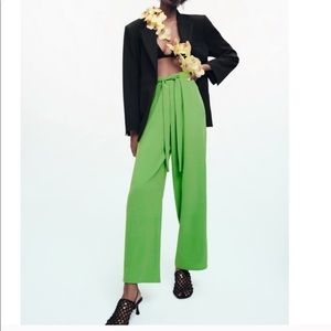 Zara wide flowy pants